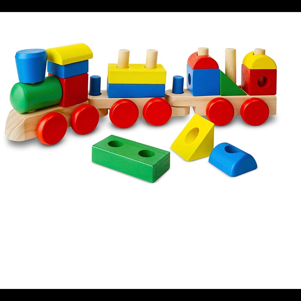 Melissa and Doug LARGE stacking train!